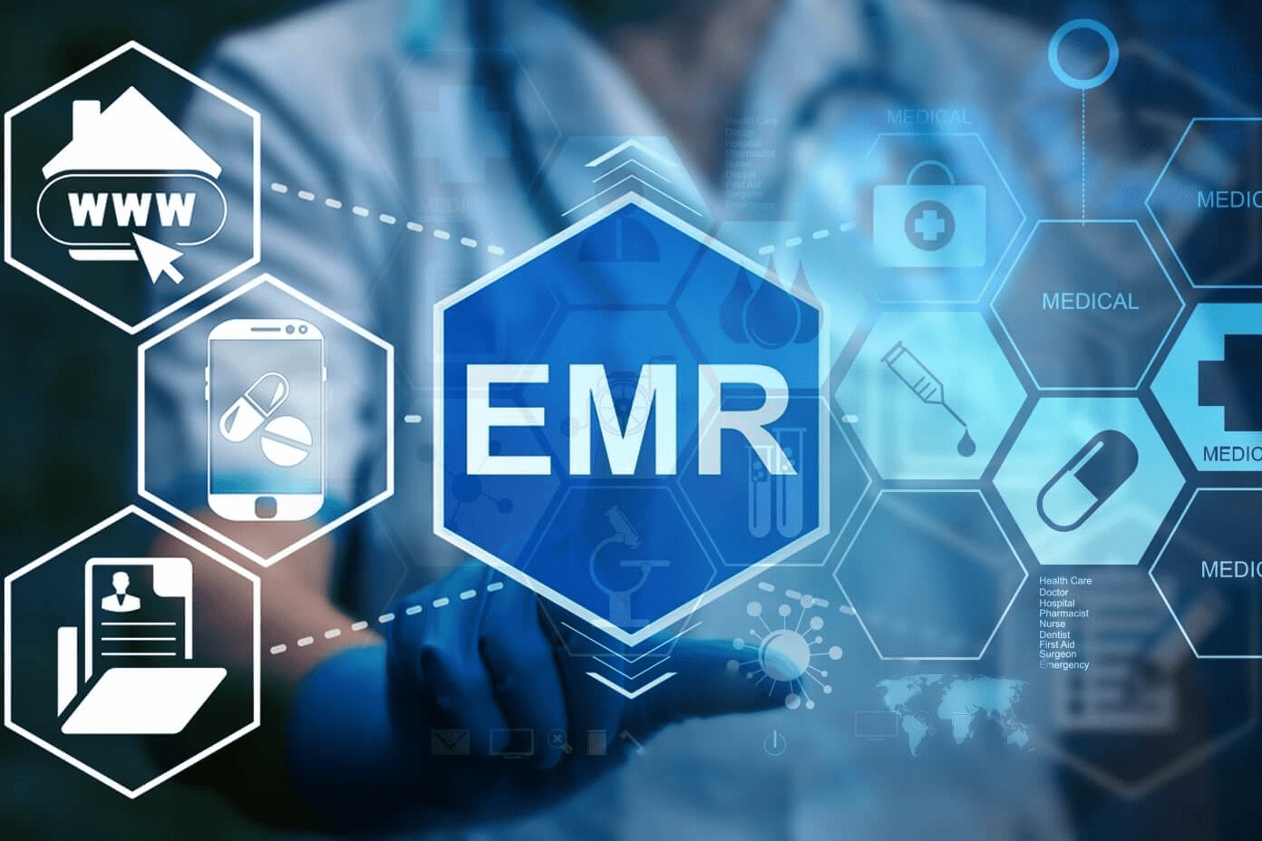 Hệ thống EMR giúp nhân viên y tế truy cập thông tin bệnh nhân một cách nhanh chóng và dễ dàng